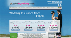 Desktop Screenshot of covermywedding.co.uk